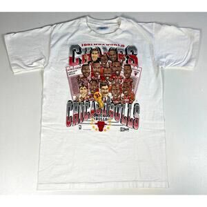 1991 Chicago Bulls Nba Champions T-Shirt Caricatures